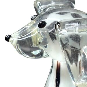 Paper weight Fifth Avenue Crystal Dalmatian Dog Crystal collection hand blown